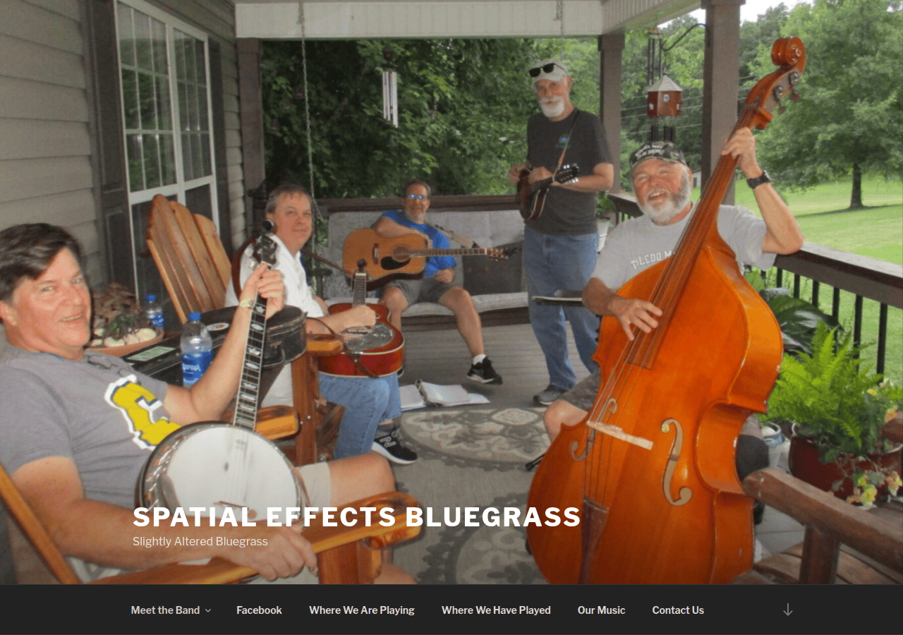 Screenshot of spatialeffectsbluegrass.com