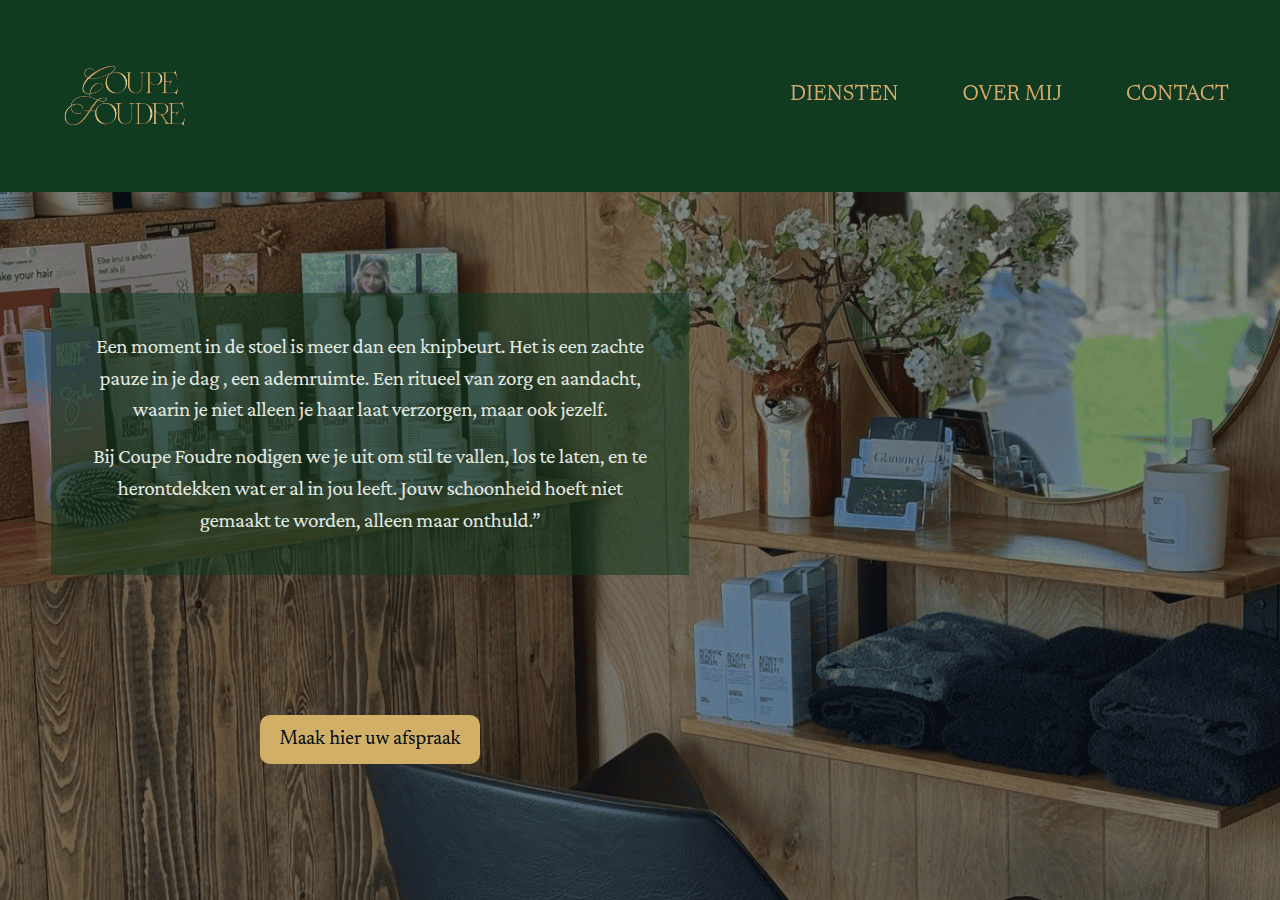 Screenshot of coupefoudre.be