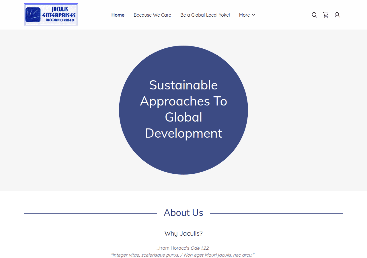 Screenshot of jaculis.org