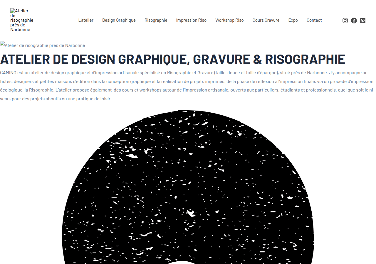 Screenshot of ateliercamino.com