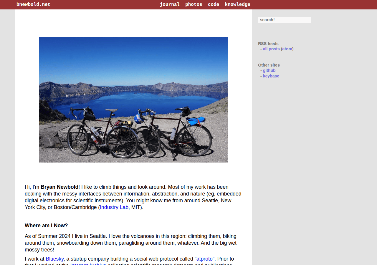 Screenshot of bnewbold.net