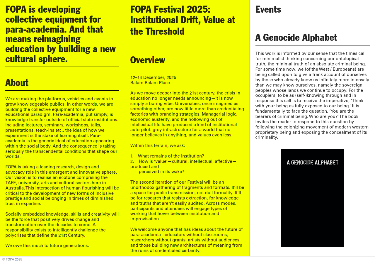 Screenshot of fopa.info