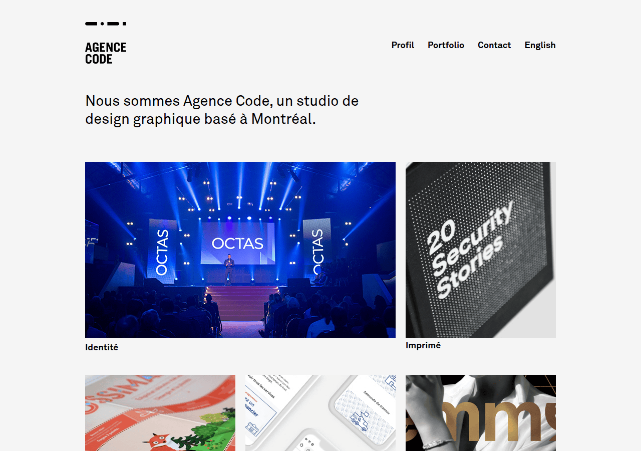 Screenshot of agencecode.com