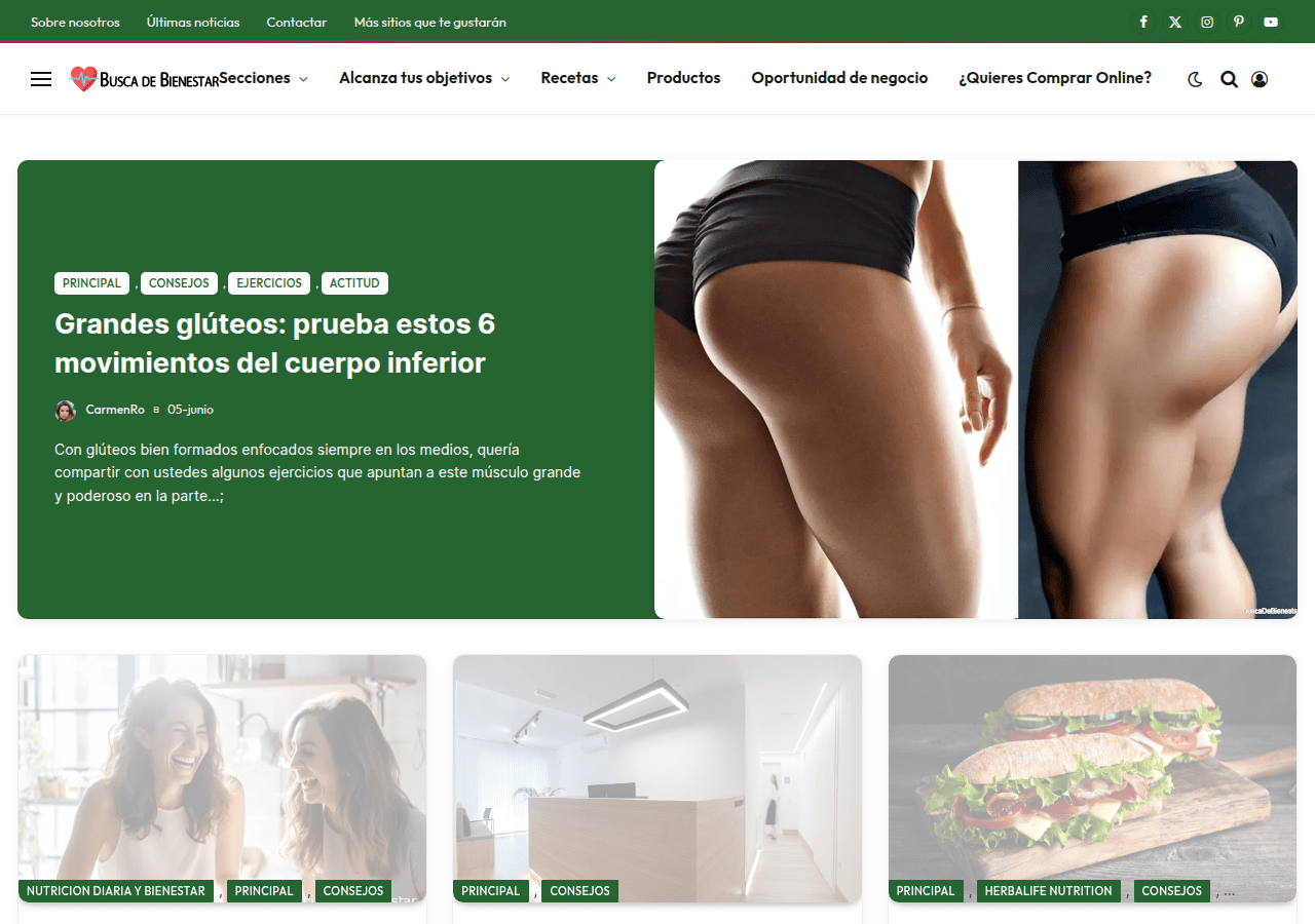 Screenshot of buscadebienestar.com
