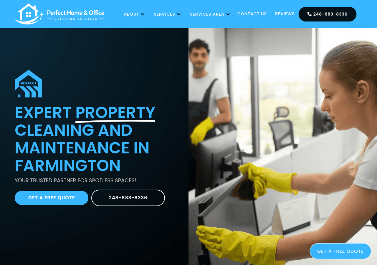 Screenshot of perfecthomeandoffice.com