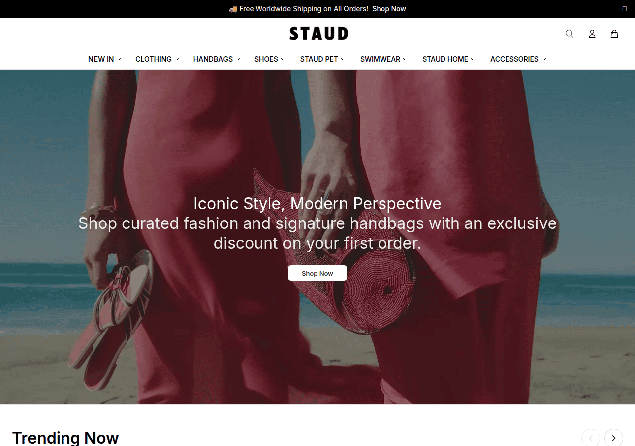 Screenshot of shopstaud.shop