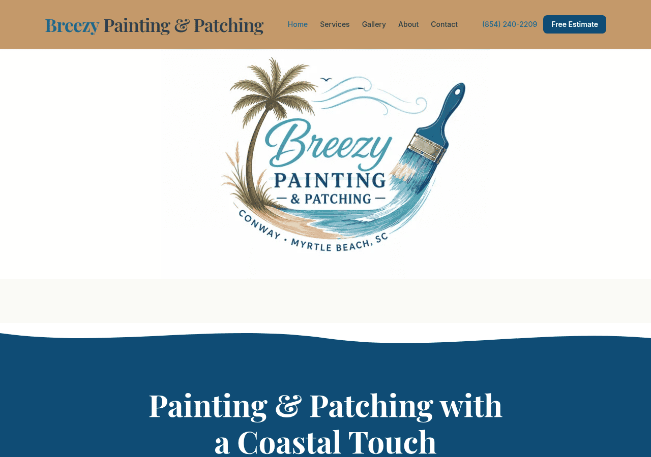 Screenshot of breezypaint.com