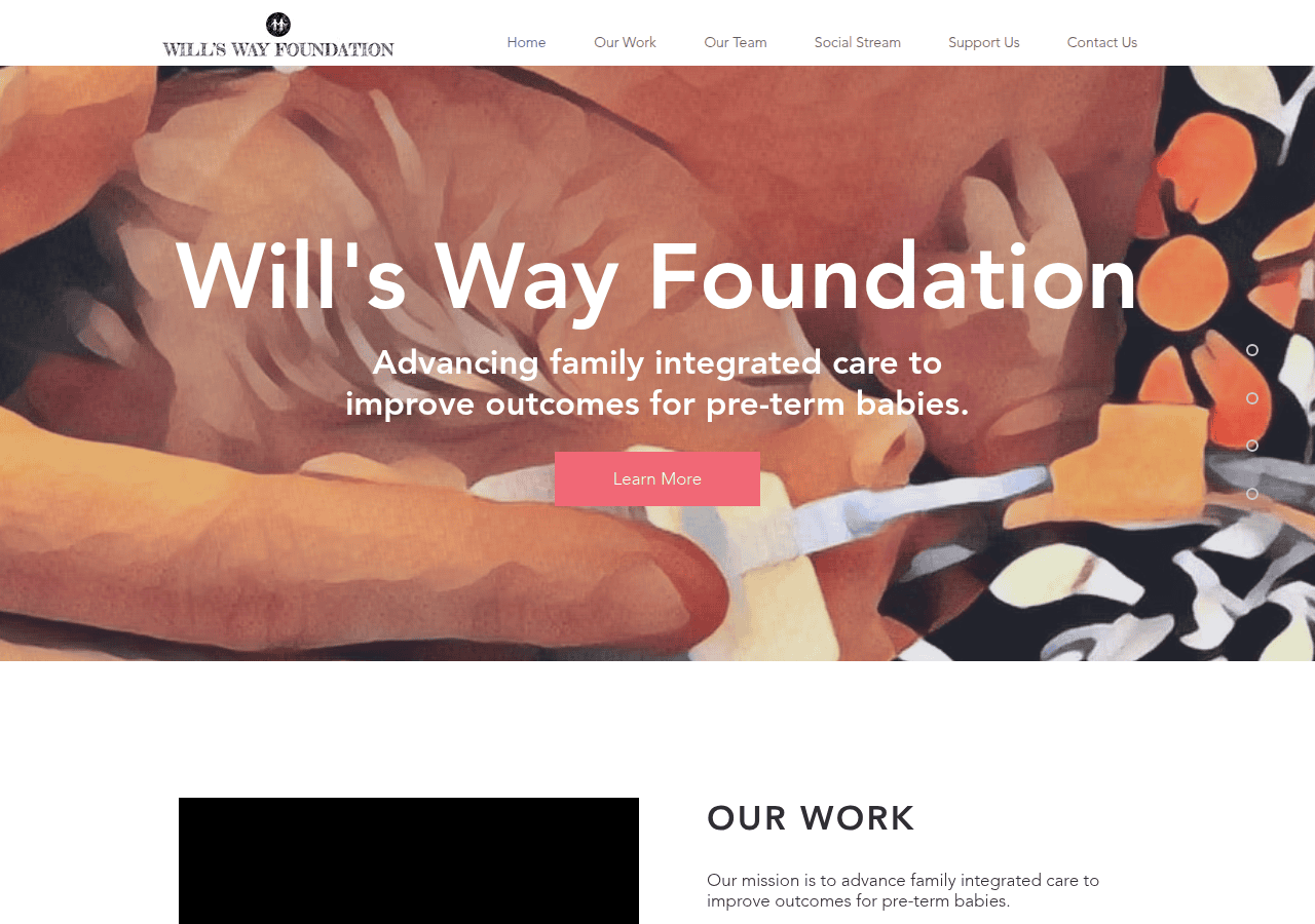 Screenshot of willswayfoundation.us
