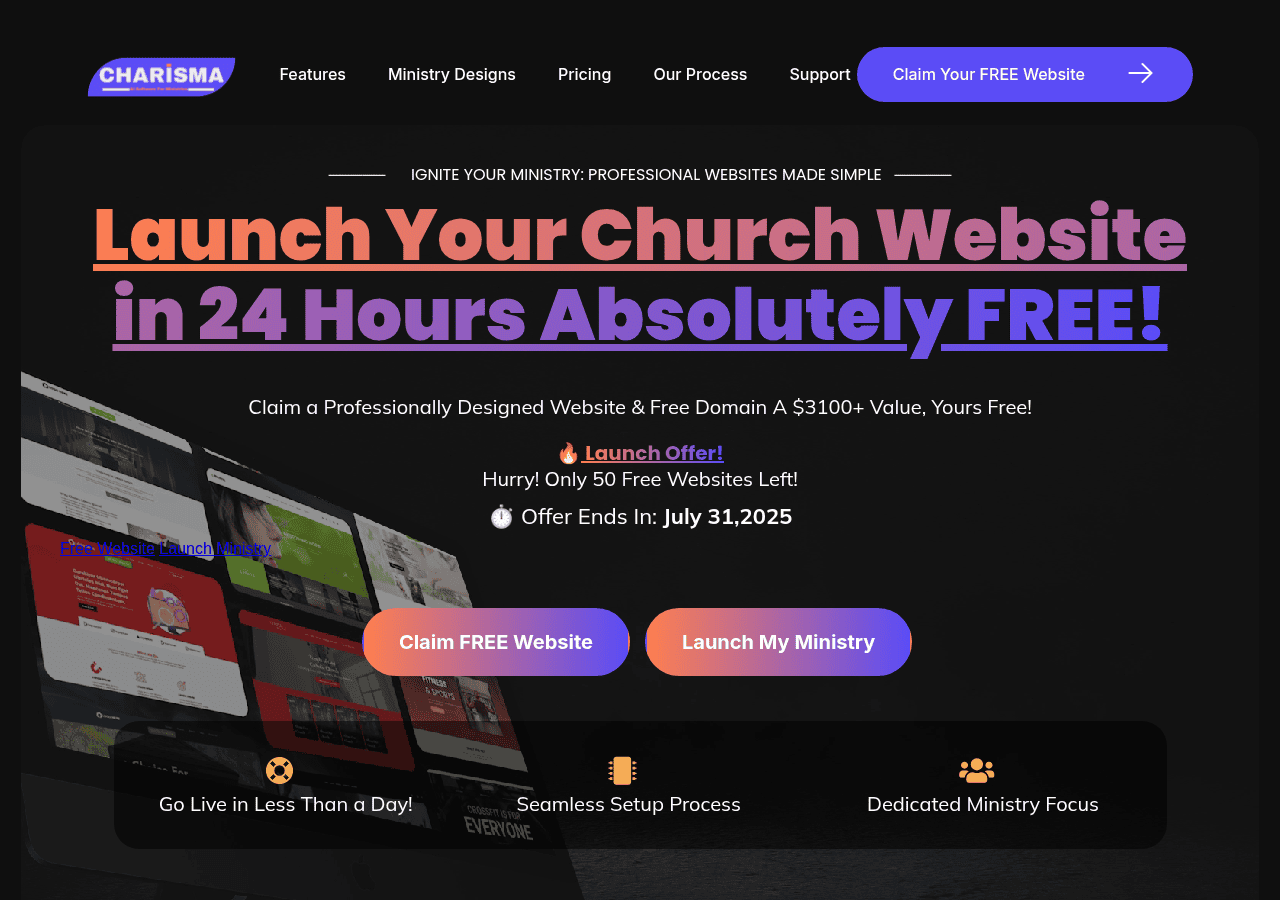Screenshot of charismacrm.com