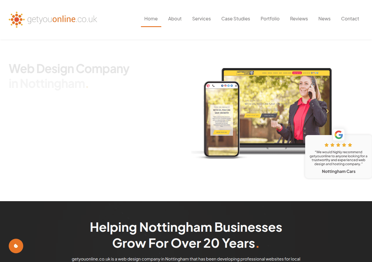 Screenshot of getyouonline.co.uk