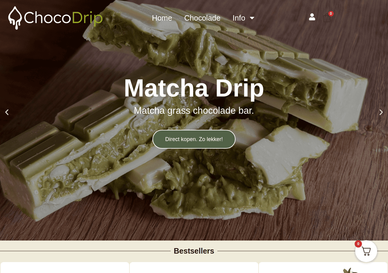 Screenshot of chocodrip.nl