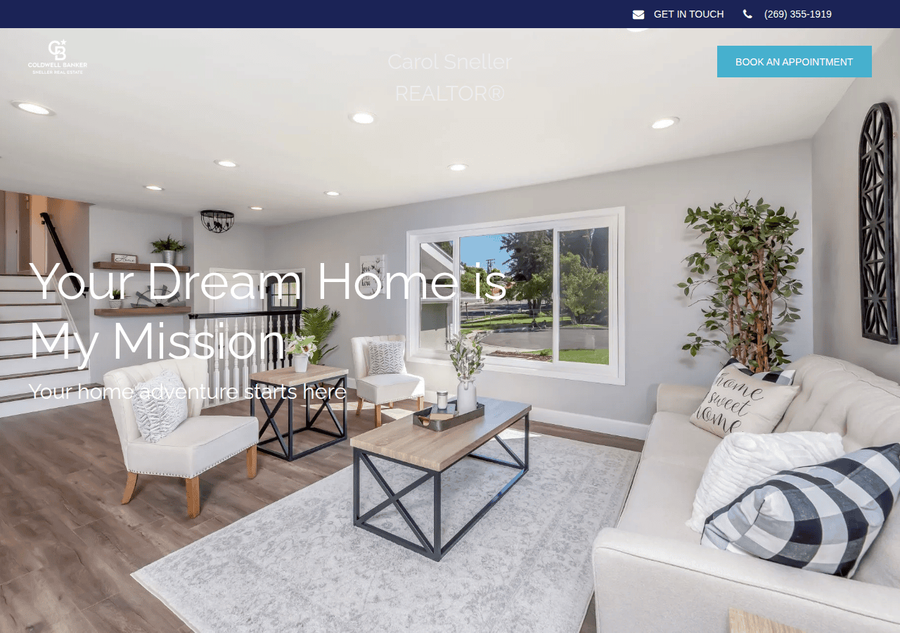 Screenshot of carolsneller.realtor