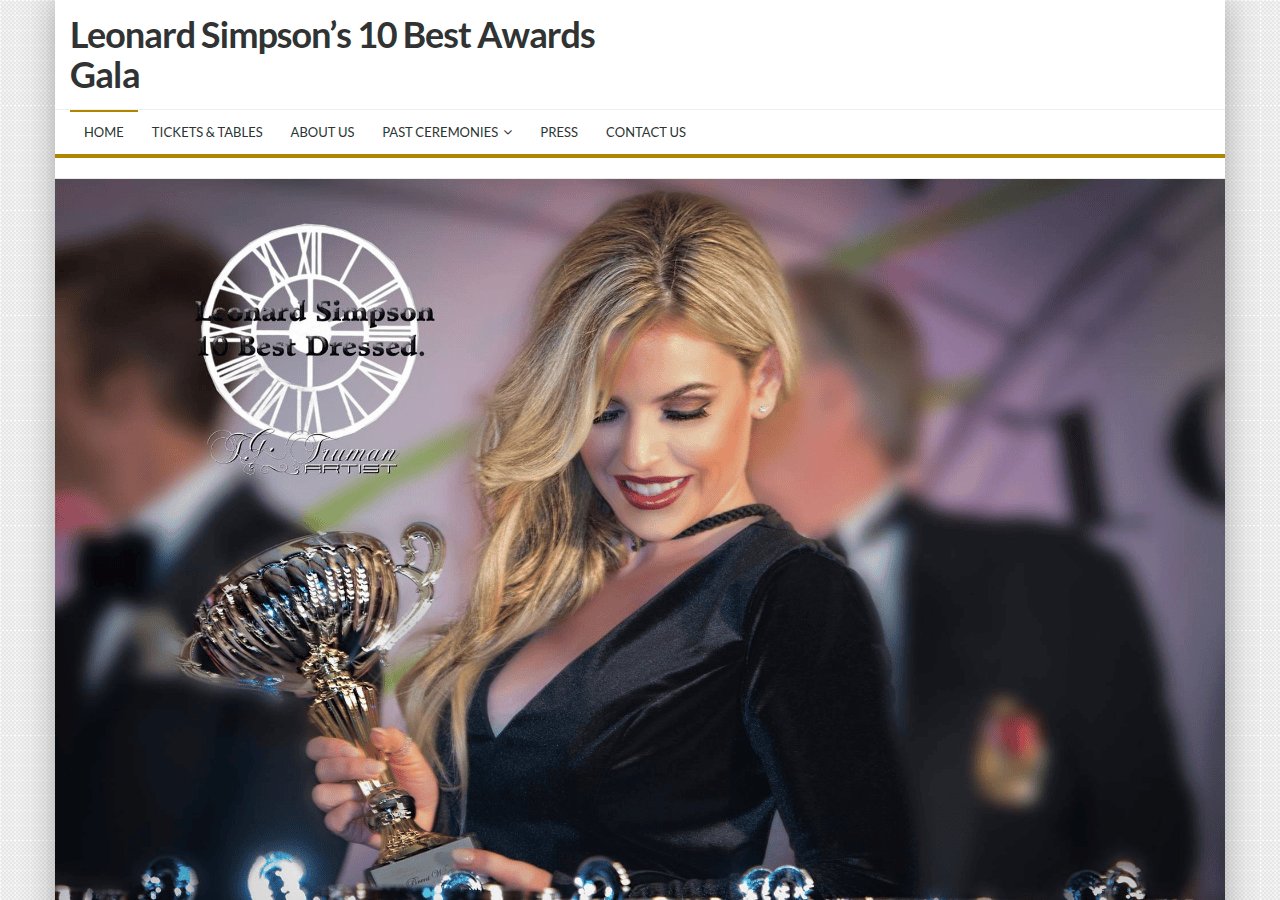 Screenshot of leonardsimpson10bestdressed.com