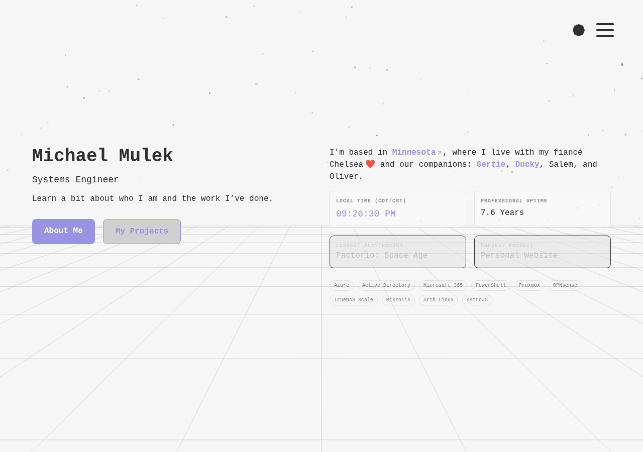 Screenshot of mulek.cc