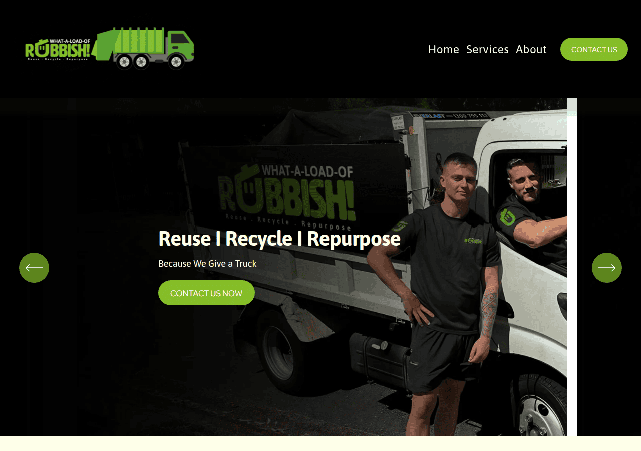 Screenshot of whataloadofrubbish.com.au