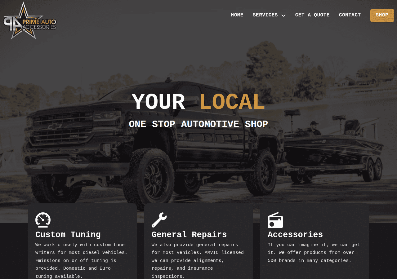 Screenshot of myprimeauto.ca