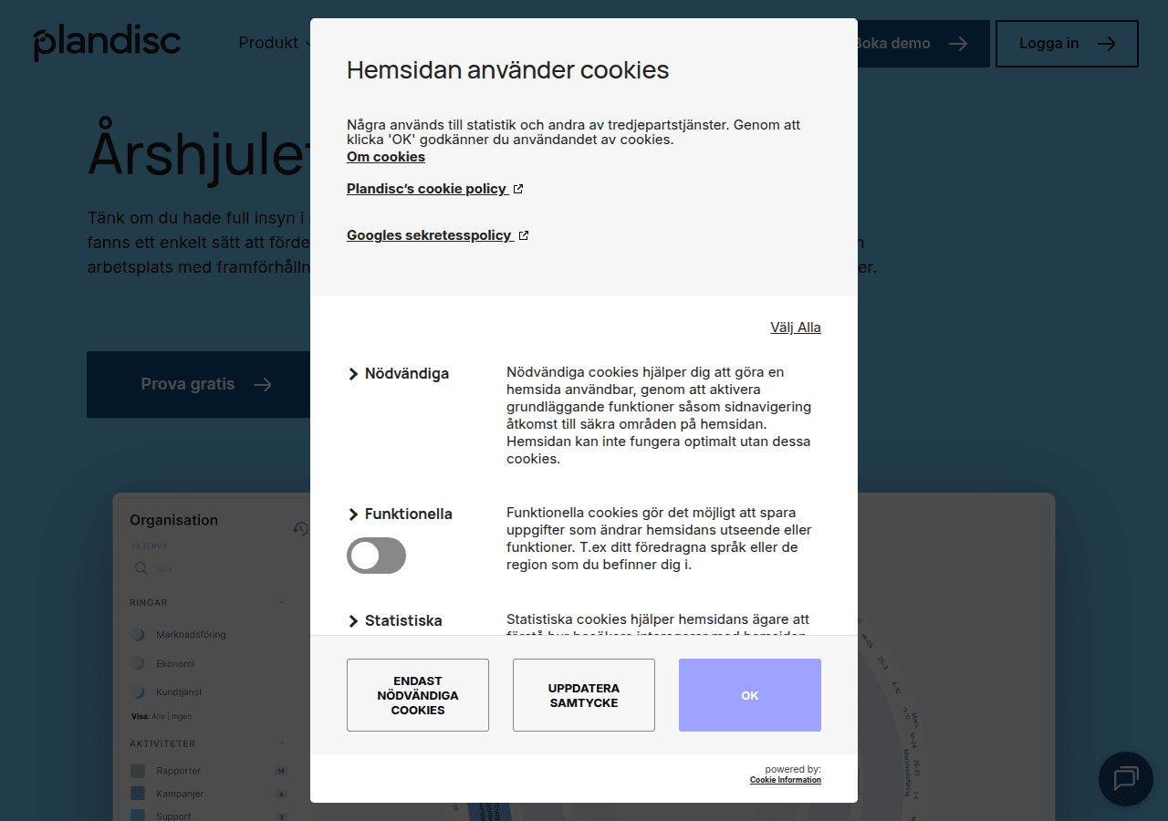 Screenshot of plandisc.com