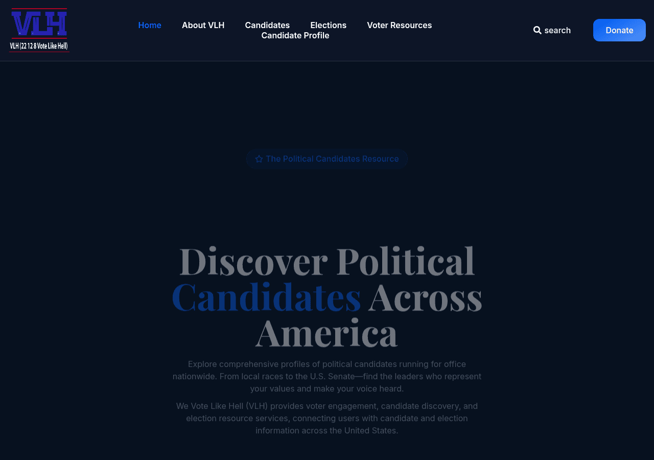 Screenshot of wevotelikehell.com