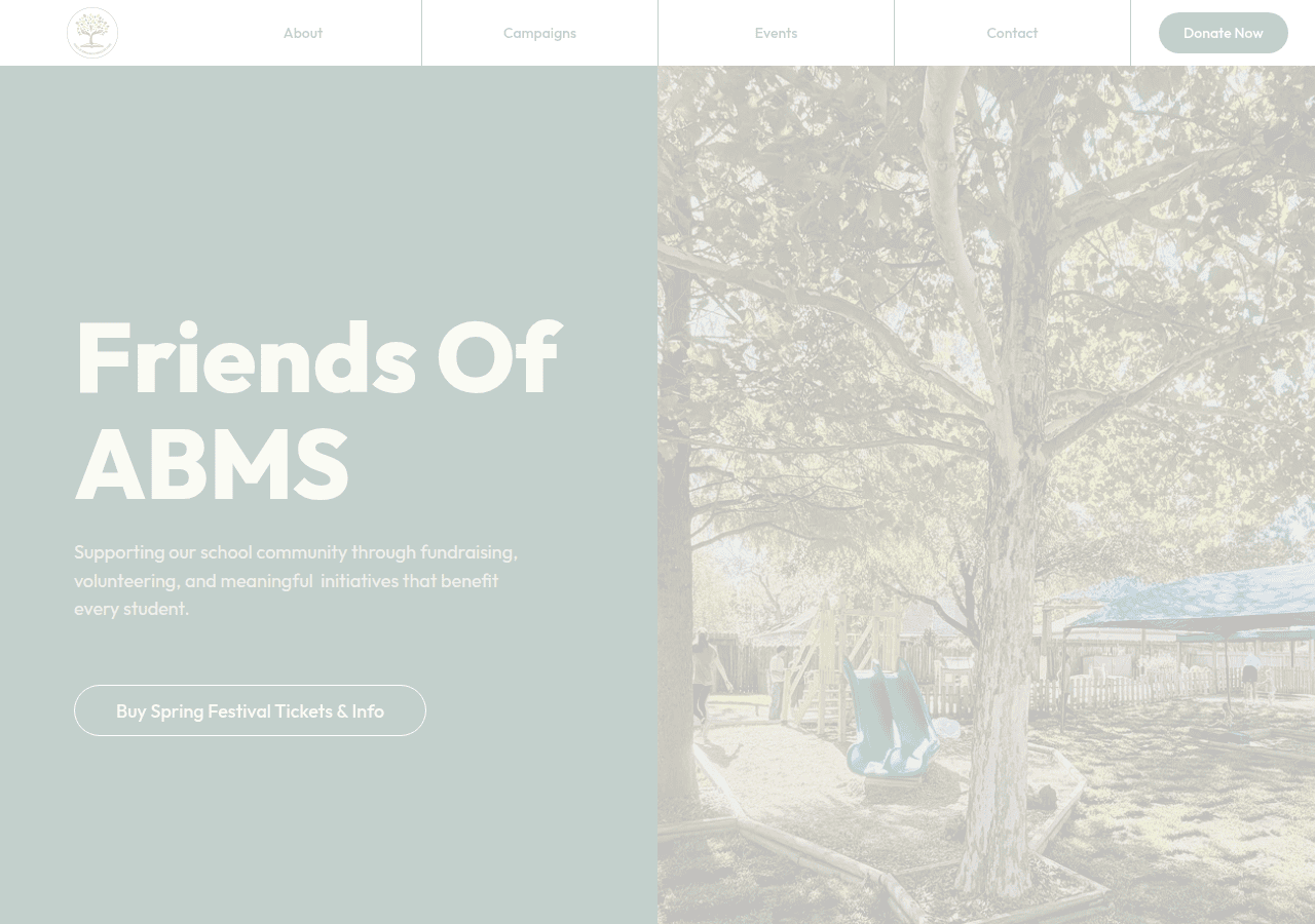 Screenshot of friendsofabms.org