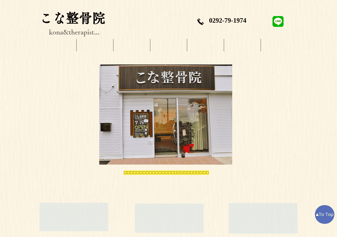 Screenshot of konaseikotsuin.com