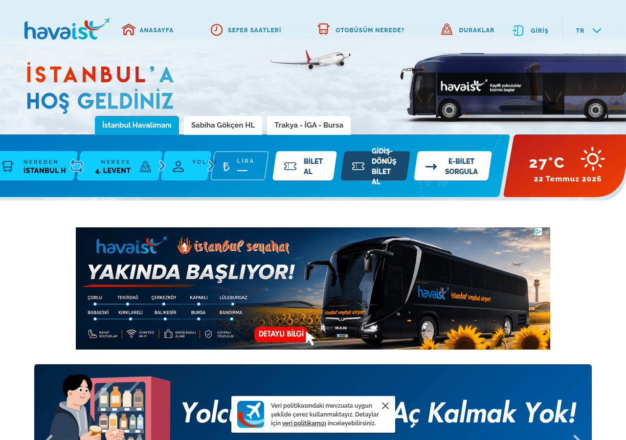 Screenshot of hava.ist
