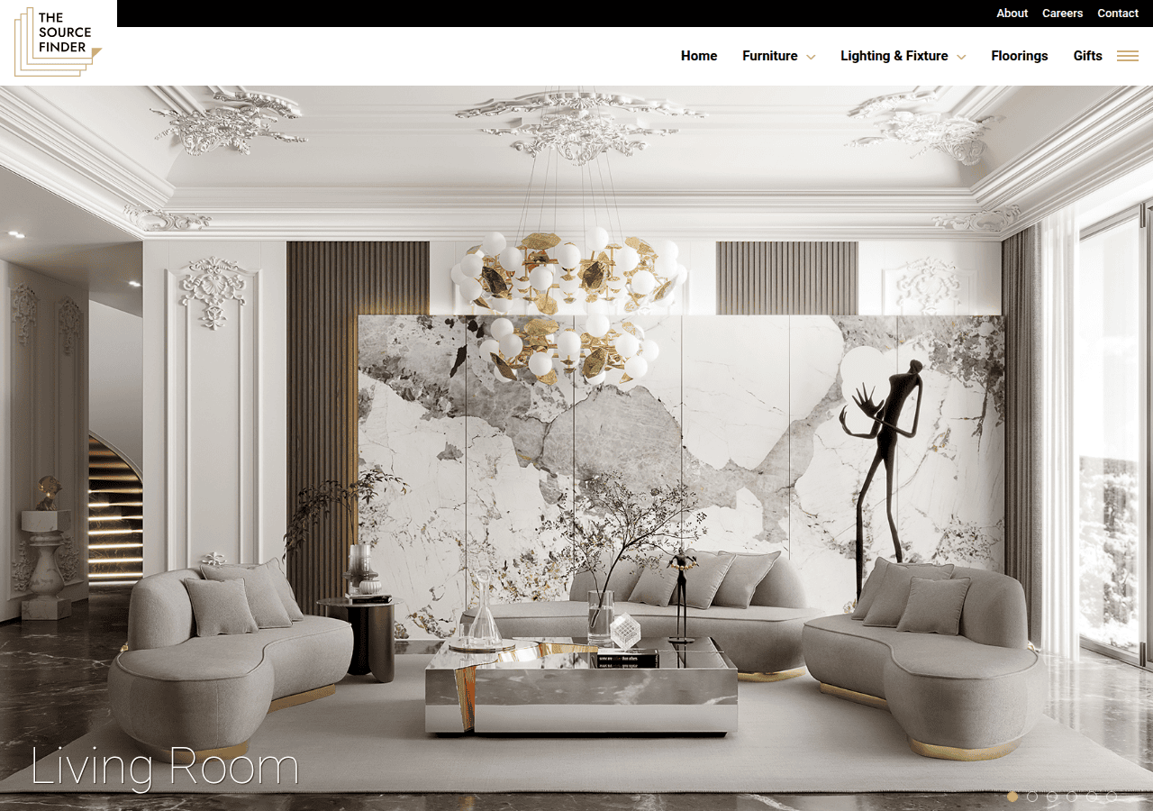 Screenshot of thesourcefinder.com