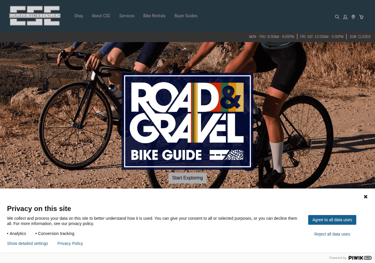 Screenshot of collegestreetcycles.com