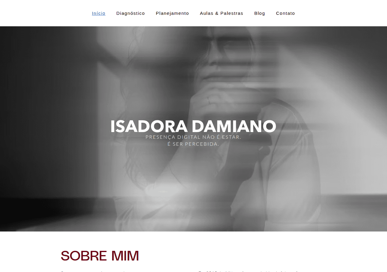 Screenshot of isadamiano.com