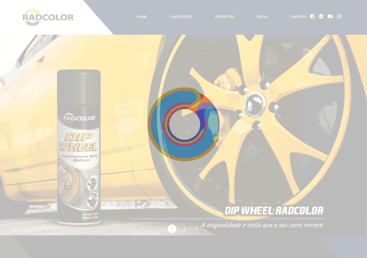 Screenshot of radcolor.com.br