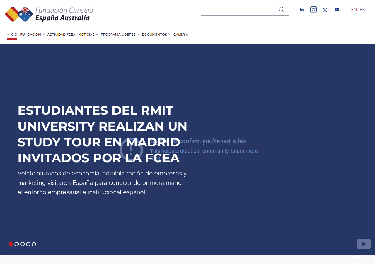 Screenshot of spain-australia.org