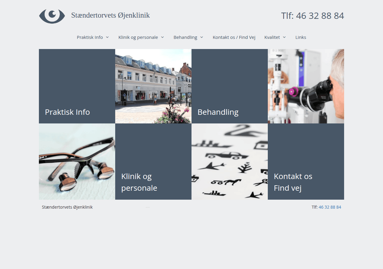 Screenshot of eyeroskilde.dk