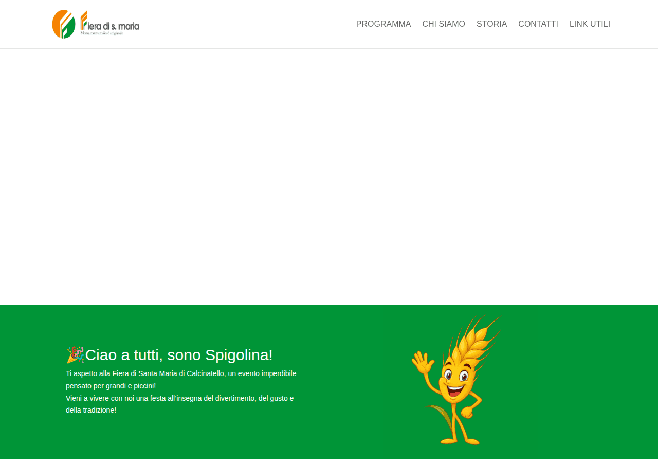 Screenshot of fieradisantamaria.it
