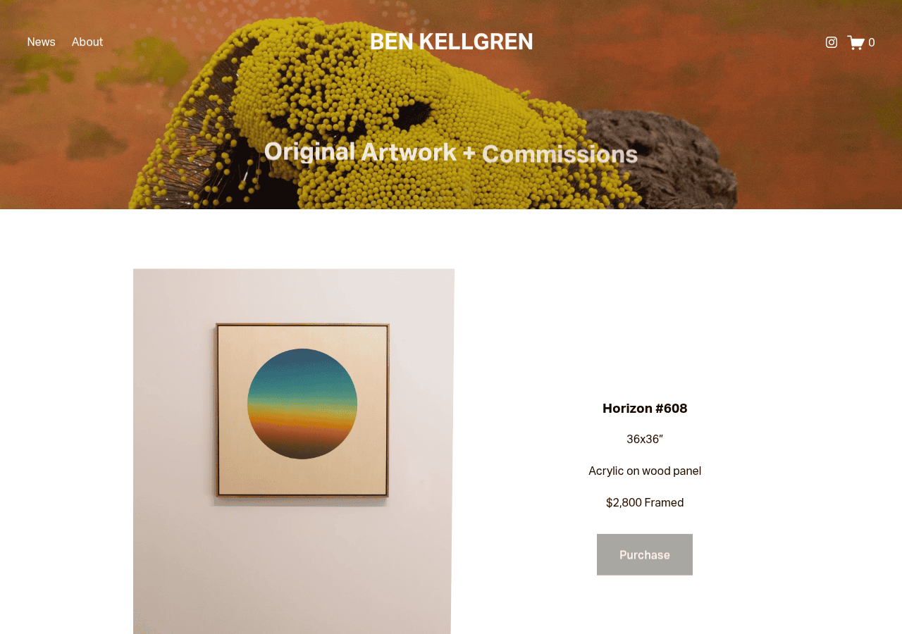 Screenshot of benkellgrenart.com