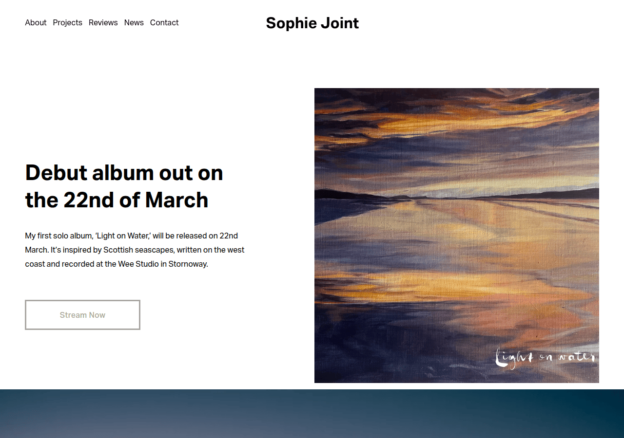 Screenshot of sophiejoint.com