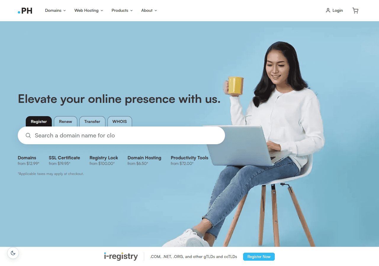 Screenshot of mdot.ph