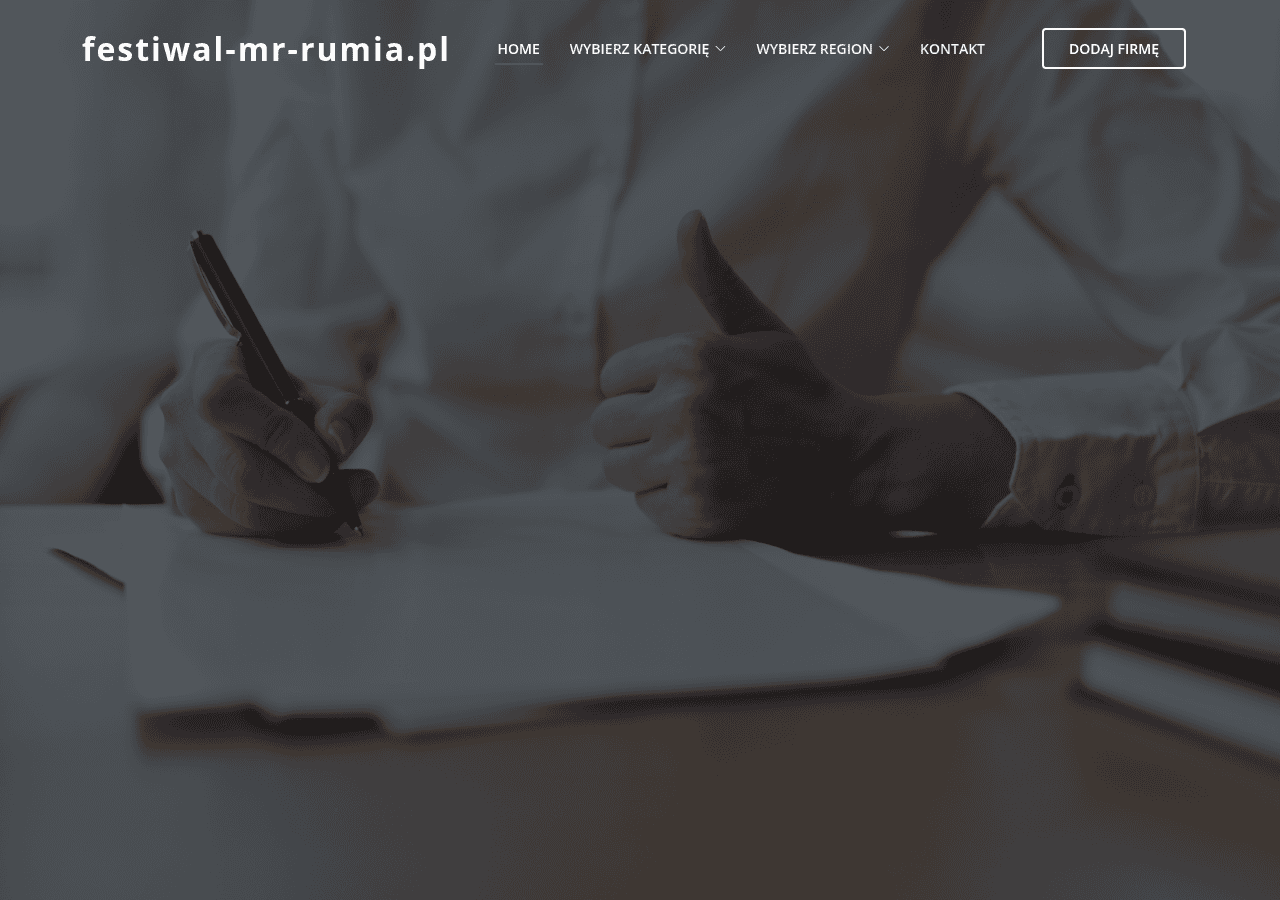 Screenshot of festiwal-mr-rumia.pl