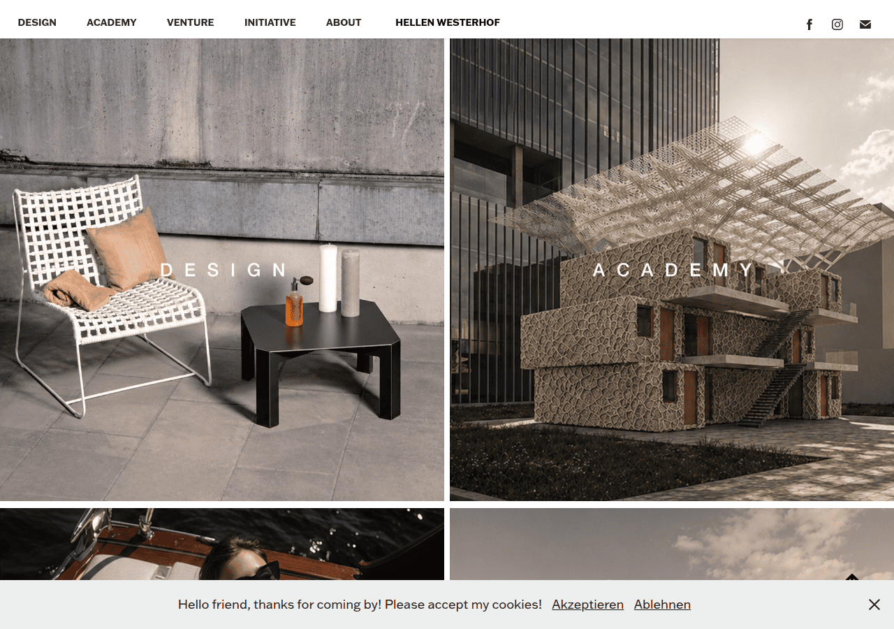 Screenshot of hellenwesterhof.com