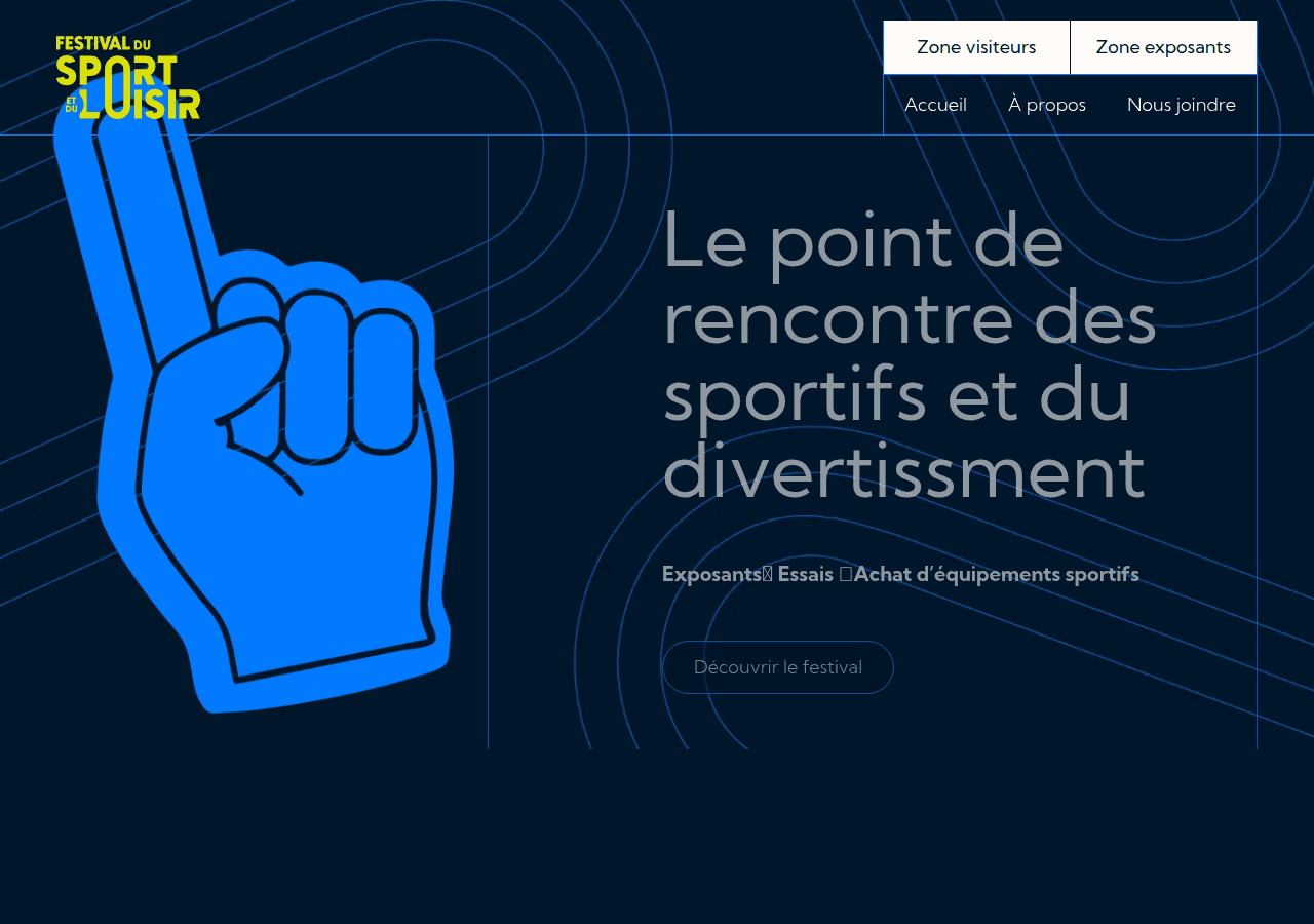 Screenshot of festivaldusport.ca