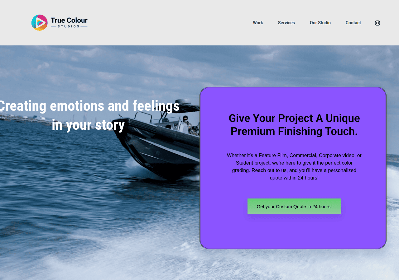 Screenshot of truecolourstudios.com