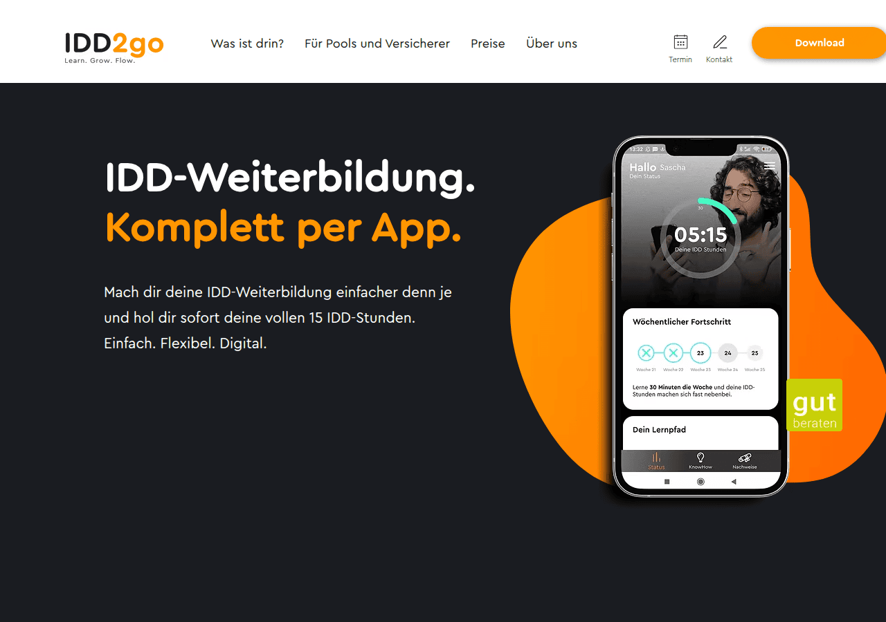 Screenshot of iddtogo.de