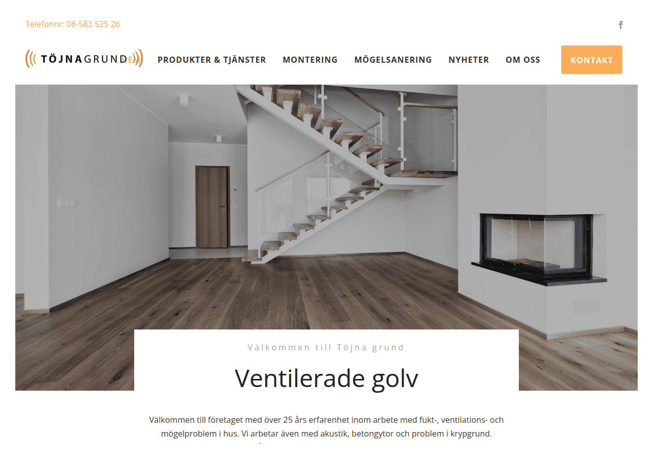 Screenshot of tojnagrund.se
