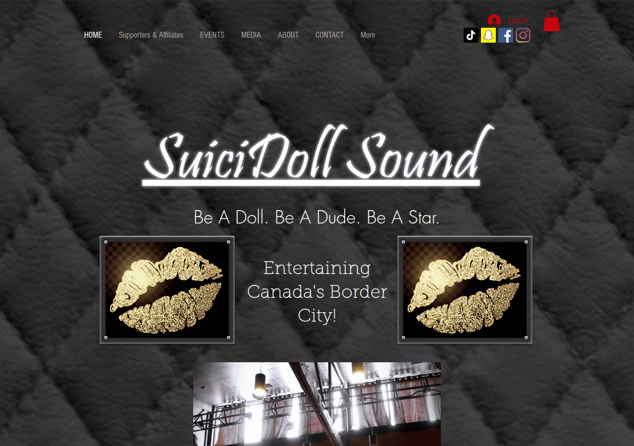 Screenshot of suicidollsound.com