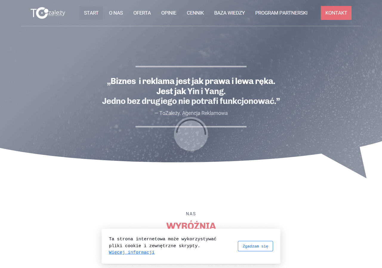 Screenshot of to-zalezy.pl