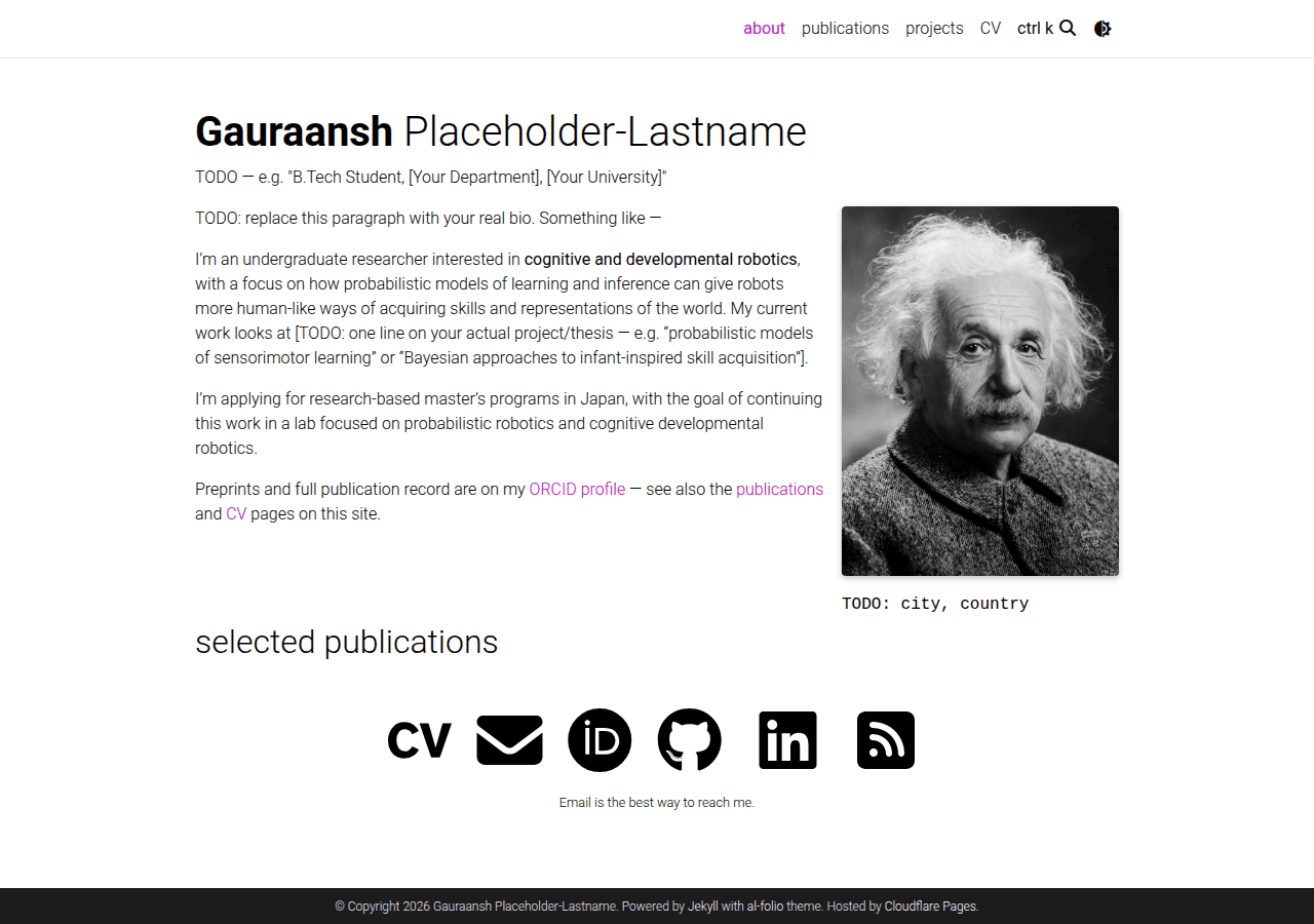 Screenshot of gauraansh.tech