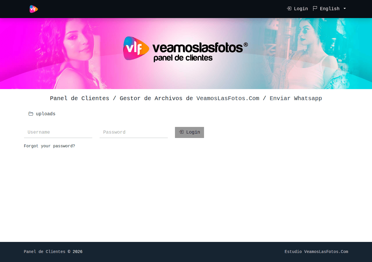 Screenshot of veamoslasfotos.ar