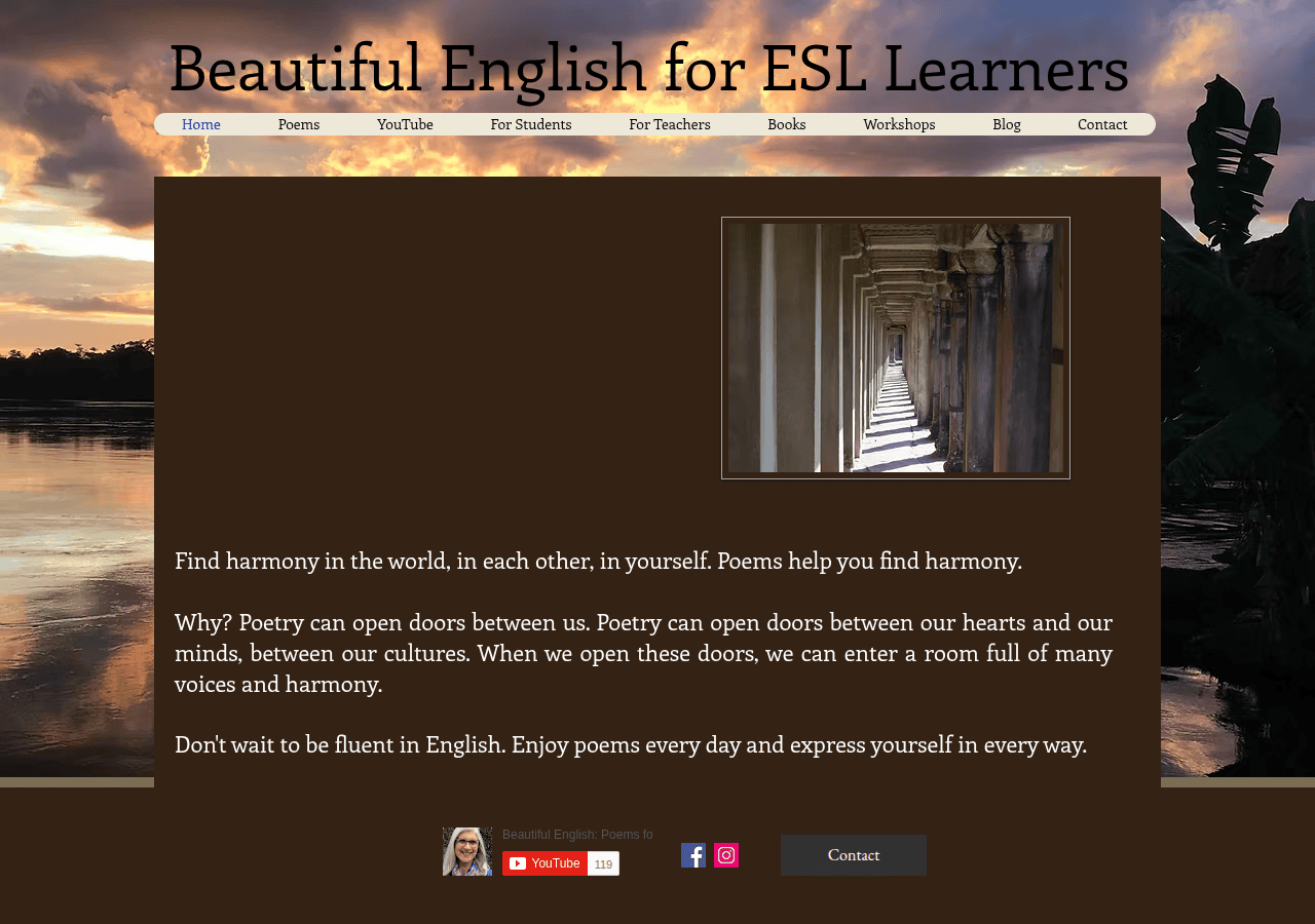 Screenshot of beautifulenglish.net