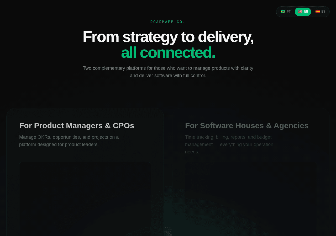Screenshot of roadmapp.co
