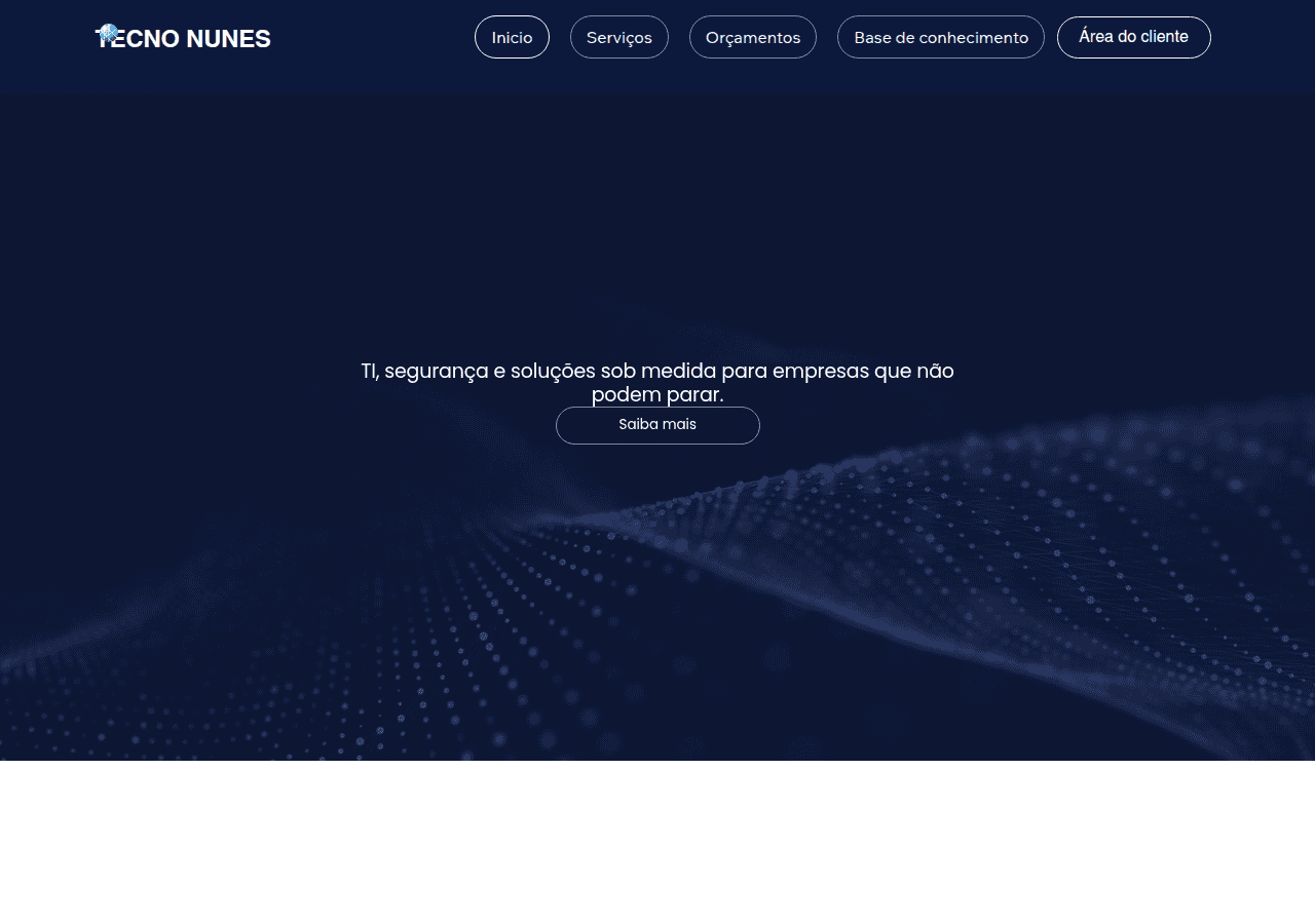 Screenshot of tecnonunes.com.br