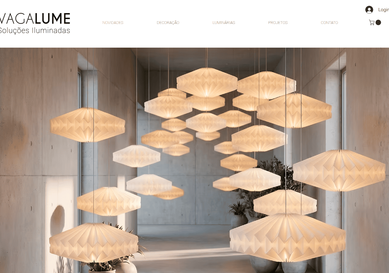 Screenshot of vagalumesolucoes.com