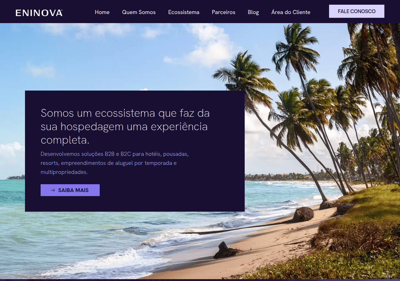 Screenshot of eninova.com.br